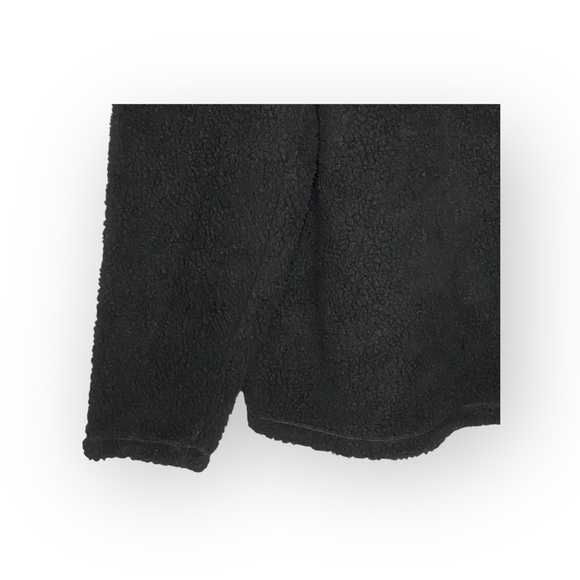 new Weatherproof 𖠌 Vegan Sherpa 1/4 Zip Pullover Sweatee Sweatshirt 𖠌 Black - Picture 10 of 16